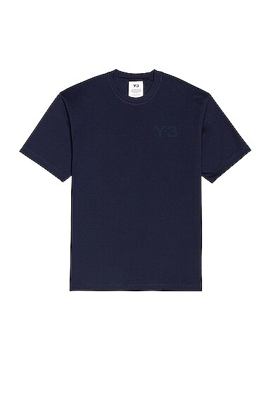 Y-3 Classic Chest Logo Tee In Legend Ink