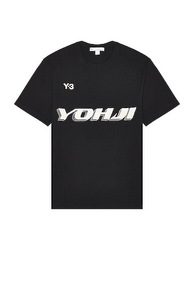 おすすめ人気ランキング2024年 Y-3 Yohji Yamamoto U GFX SS Tee in Black | FWRD Tops