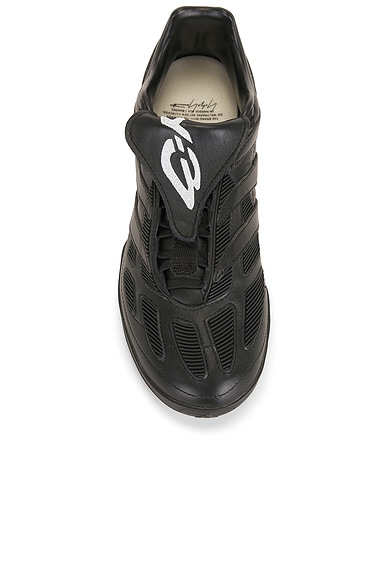 Y-3 Predator Precision Sneaker in Black & Off White