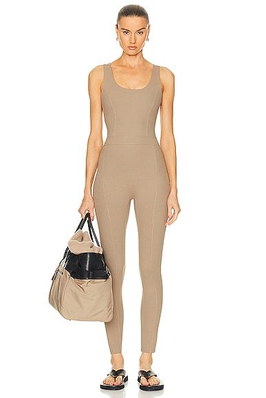 Year Of Ours Reformer Onesie Jumpsuit In Caribou