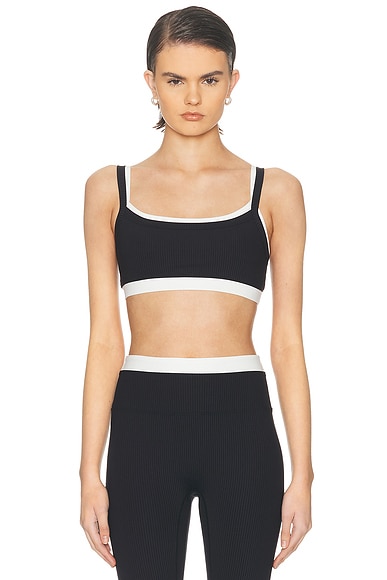 Ribbed Layered Bralette