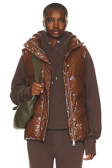 Year Of Ours Puffer Vest In Brown