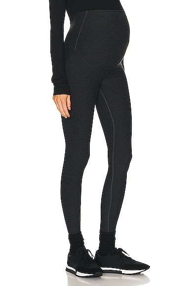 Shop Year Of Ours Maternity Legging In Heather Black