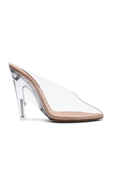 YEEZY Season 4 PVC Mules in Transparent 