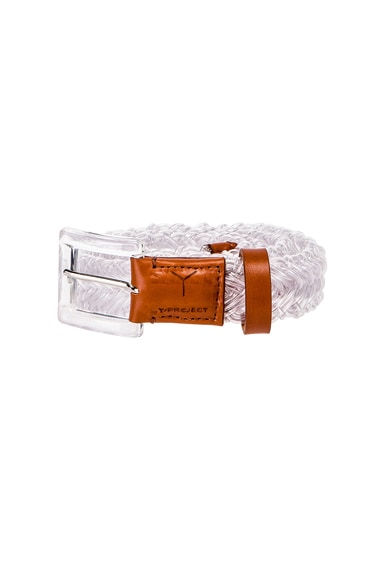 Transparent Braided Belt