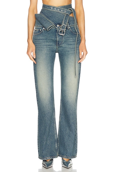 Wrap Belt Bootcut Leg