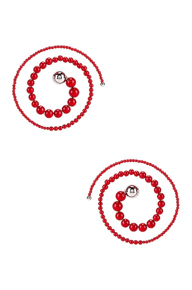 Spiral Bead Earrings