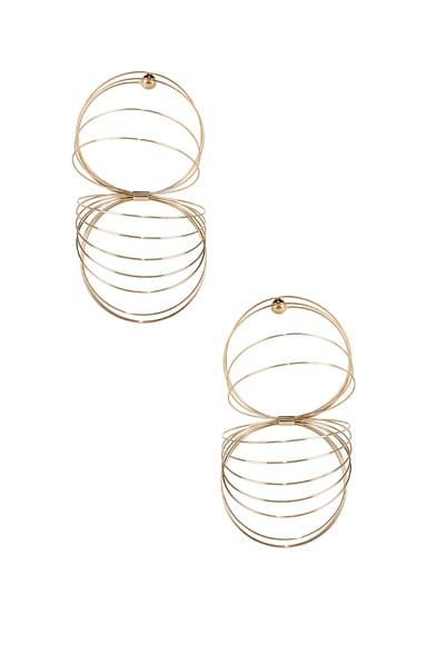 Gold Slinky Earrings