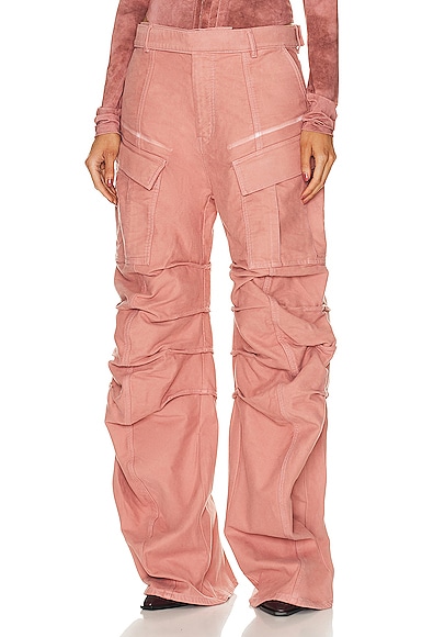 Y/project Cargo Trouser In Pink