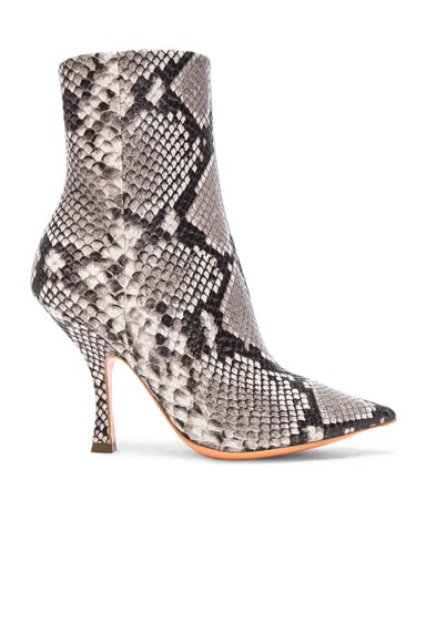 Snakeskin Embossed Sirte Boots