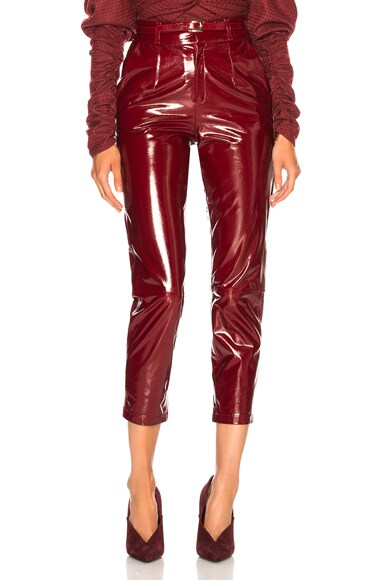 Patent Leather Mom Pants
