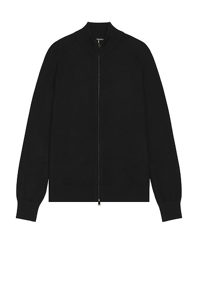 Helmut Lang Mohawk Full Zip Hoodie in Black | FWRD Helmut Lang Mohawk Full Zip Hoodie in Black | FWRD