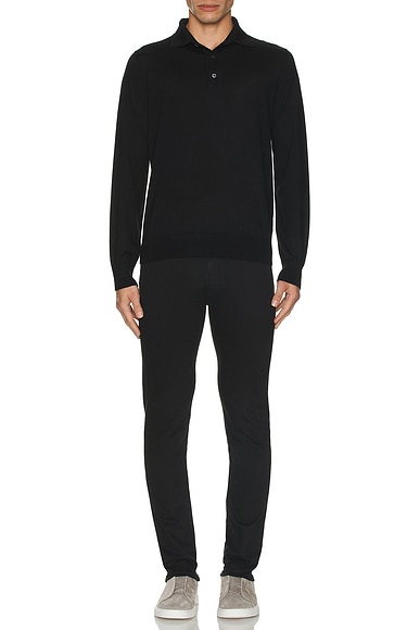 Casheta Long Sleeve Polo