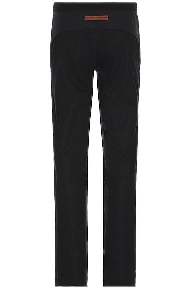 Shop Zegna 3 Layers Techmerino Trouser In Black