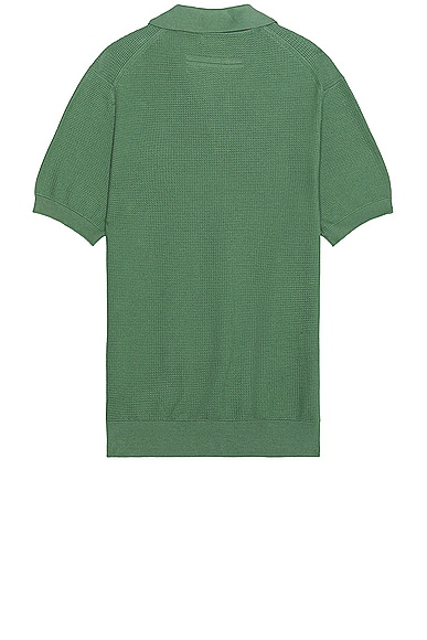 Shop Zegna Cotton Polo In Green