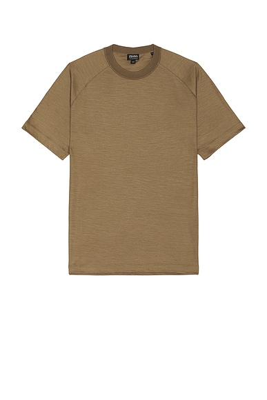 YEEZY Season 3 Heavy Knit Tee in Warning Orange FWRD