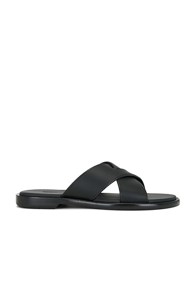 サンダル AMIRI MA Quad Pool Slide Amiri MA Quad Pool Slide in Black | FWRD