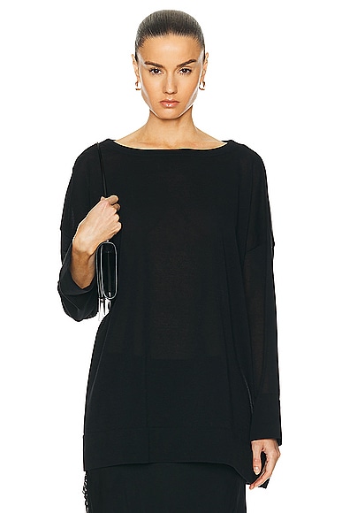 Shop Zankov Sandrine Sweater In Black