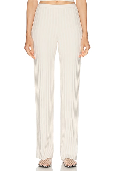 Zankov Margeux Pant in Pebble & White Multi