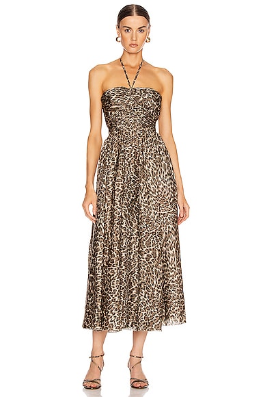 Zimmermann leopard 2025 print dress