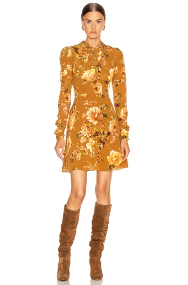 Resistance Silk Twist Mini Dress