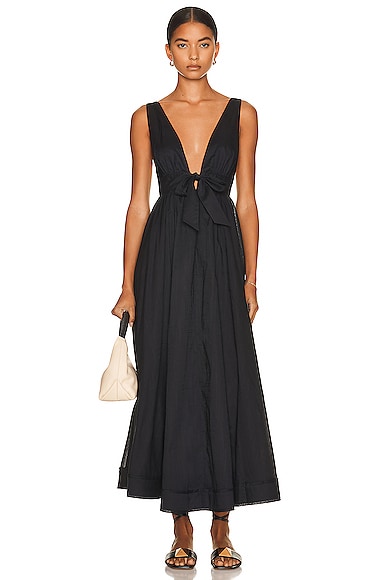 Anneke Tie Front Maxi Dress