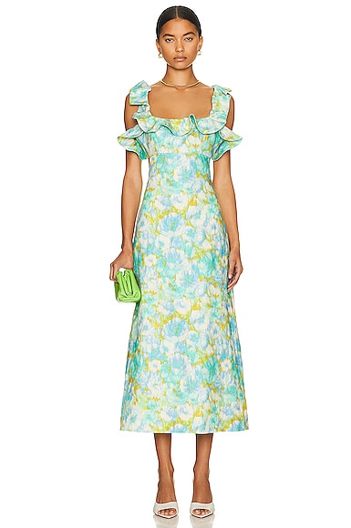 【ZIMMERMANN】 ZIMMERMANN Cascadian belted pleated leopard-print linen