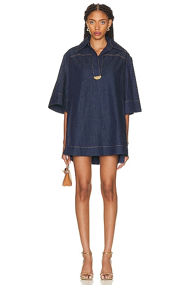 Denim tunic dresses clearance