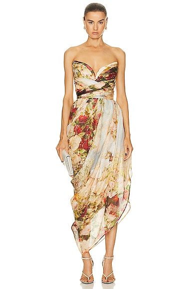 Zimmermann adorn strapless dress hot sale