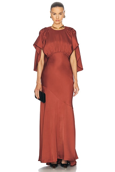 Eden Cascading Midi Dress