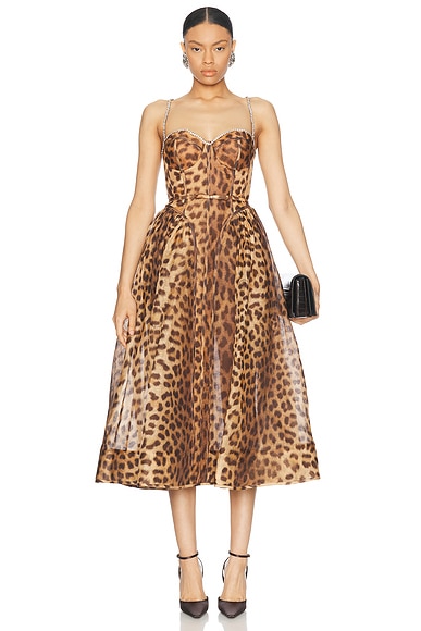 Crush Panelled Midi Dress