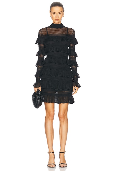 Ulla Johnson Holly Dress in Noir FWRD