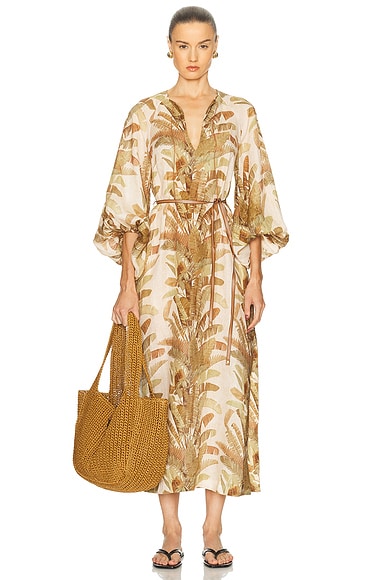 Natalie Martin Briana Dress in Maple Print | FWRD