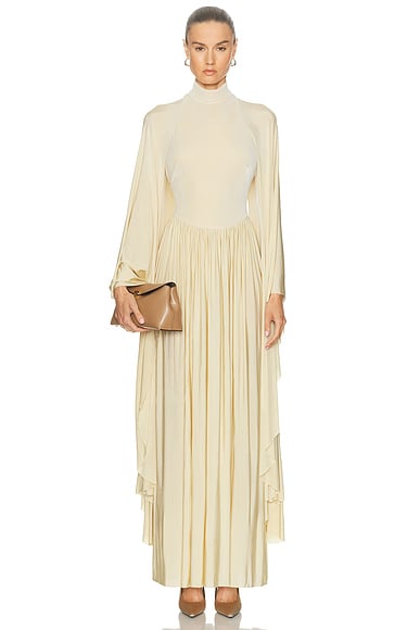 Zimmermann Memento Batwing Maxi Dress in Cream