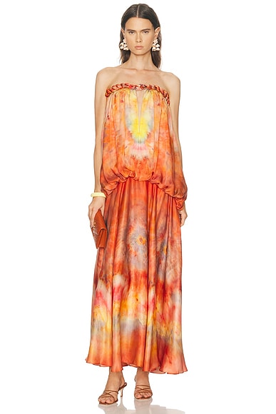 Luna Twist Bandeau Gown