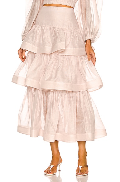 Zimmermann tiered deals skirt