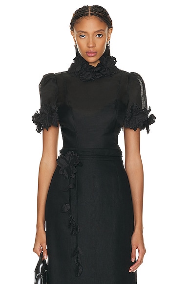 Zimmermann moncur sales black dress