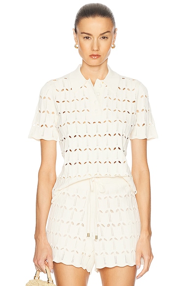 Isabel Marant Parissa Top in White | FWRD