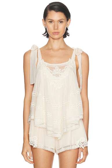 Zimmermann Awaken Cami Top in Cream