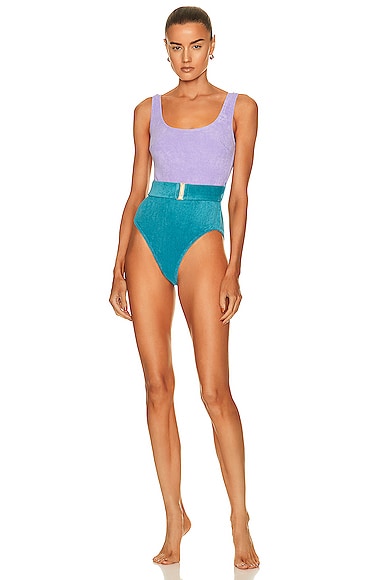 Belted Scoop Swimsuit