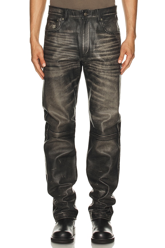 Amiri Suede MX1 Jean in Storm Grey | FWRD