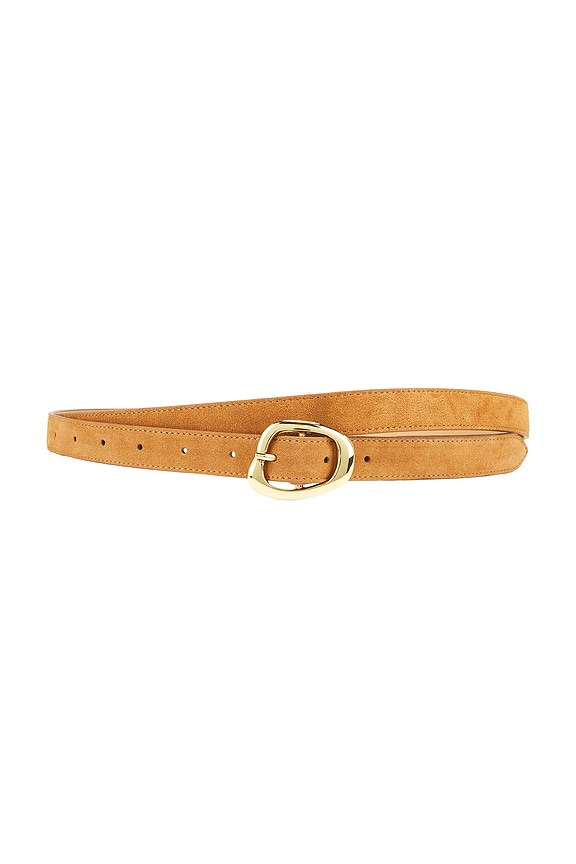 NEW AMANU women\'s kariba leather belt in light cream Amanu The Kariba Belt in Light Cream | FWRD main image 3