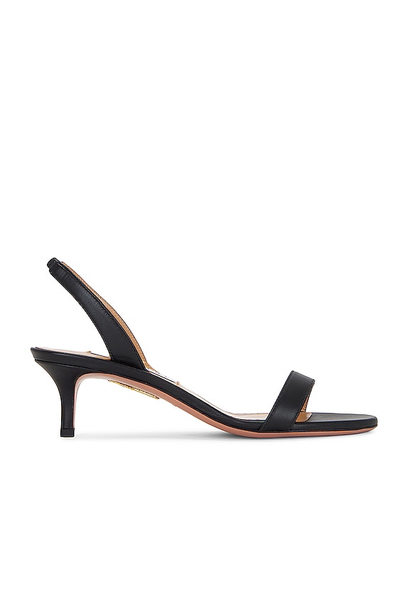 The Row Combo Kitten Heel in Deep Navy in Deep Navy & Deep