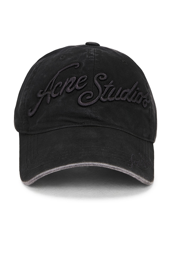 Raf Simons Devotion Cotton Cap in Black | FWRD