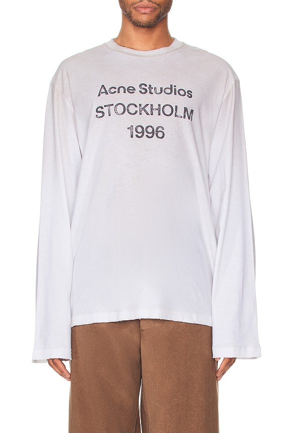 OFF-WHITE Paint Script Over Skate Short Sleeve T-Shirt in Melange