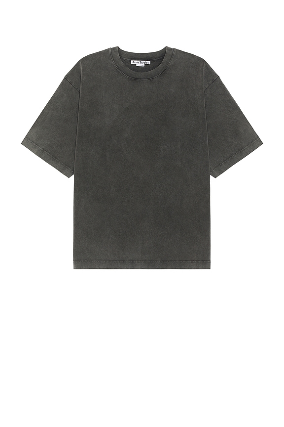 Givenchy Boxy Fit Short Sleeve Zipper Shirt in Titanium | FWRD