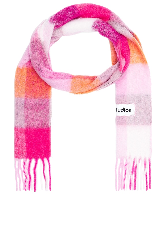 Acne Studios VADIK スカーフ - White & Black | FWRD