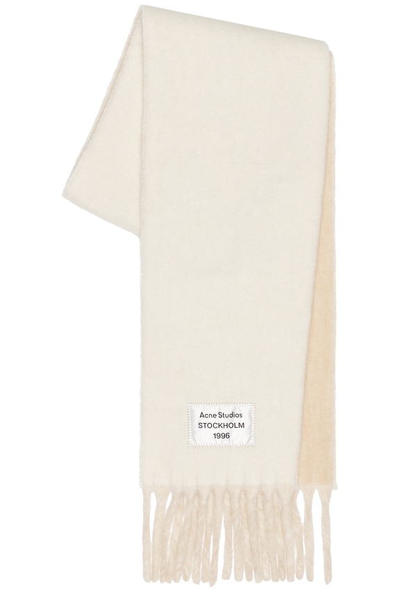 Acne Studios Viper Scarf in White | FWRD