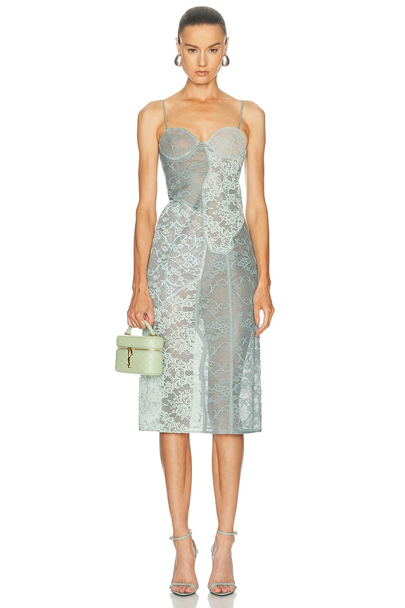 self-portrait Azaelea Dress in Mint Green | FWRD