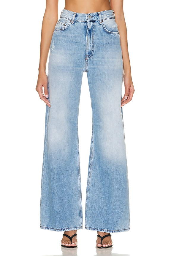 デニム・ジーパン MAGDA BUTRYM JEANS (181725 LIGHTBLUE) Straight leg denim pants in light blue